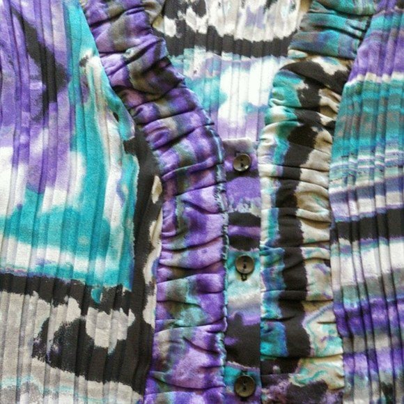 NWT Larry Levine Womens Bell Sleeve Blouse Size PL - Picture 5 of 8